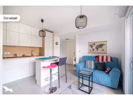 vente appartement 2 pièces 35 m² lyon 8 (69008)