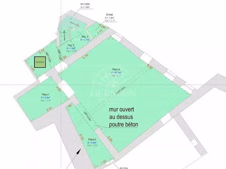 vente appartement 78 m² à l'isle-sur-la-sorgue (84800)  180 000 €