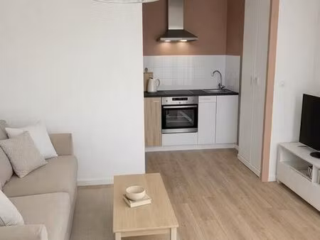 t2 meublé 40m2 avec grande terrasse