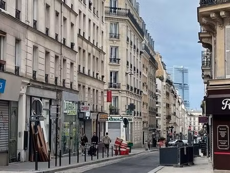 studio meublé 75017 avec box privé  loyer 950 cc