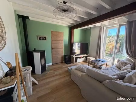 maison meublée 95m2 avec jardin-2 chambres