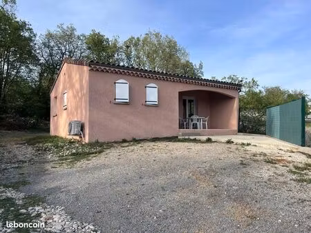 maison t3 neuve 60 m² – jardin  terrasse couverte  parking – calme absolu – lanas