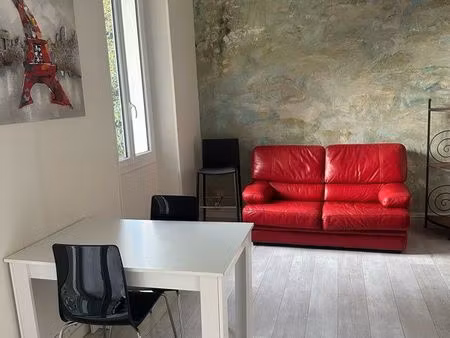 t3 tbe meublé jardin  terrasse  cave centre ville