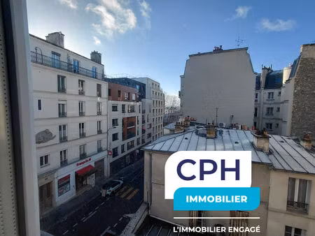 75019 butte-chaumont - appartement paris 2 pièce(s) 41 m2