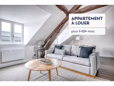 joli 2 pièces rénové avec climatisation place du marché saint honoré