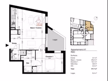 appartement à valras-plage (34350)