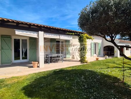 charmante maison plain-pied 3 chambres sur grande parcelle 850 m²