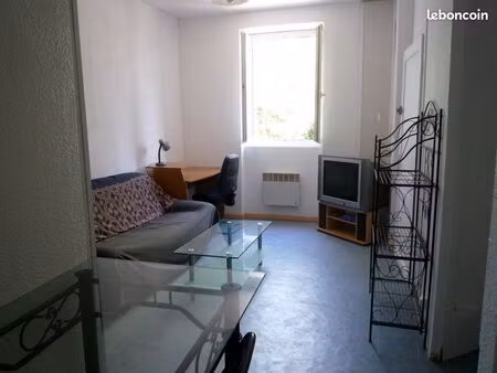 t2 meublé iut périgueux avec jardin commun