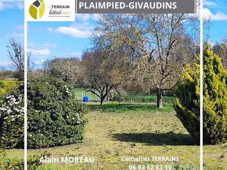 vente terrain 1784 m² à plaimpied-givaudins (18340)  61 000 €