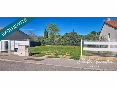 vente terrain 296 m² à vinça (66320)  67 000 €