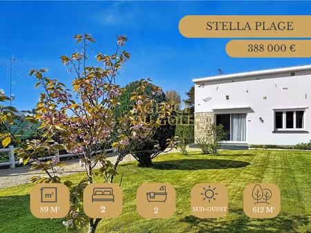 maison de plain-pied avec jardin à stella-plage