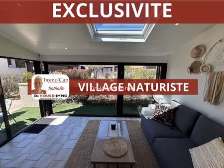 villa port venus a vendre avec immo cap nathalie - 31 m2 habitables - place de parking inc