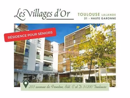residence pour seniors - appartement 2 pièces de 37.09 m² avec jardin