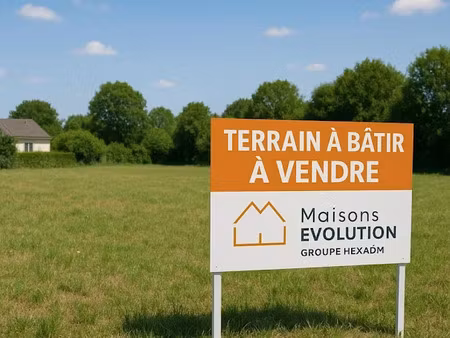 vente terrain 548 m² à criquebeuf-sur-seine (27340)  87 000 €