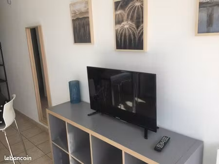 appartement meublé à lattes 39 mètres carrés plus une terrasse de 9 mètres carrés et place
