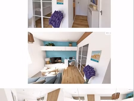 t2 premium cosy – dernier étage – rue davso (vieux-port) 13001