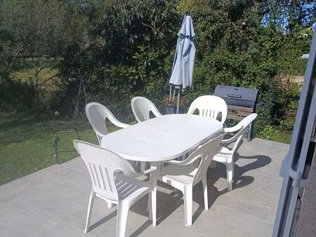 segré (49) location maison mitoyenne libre juillet 2026 t5 ( 4 chambres)   poêle à bois  p