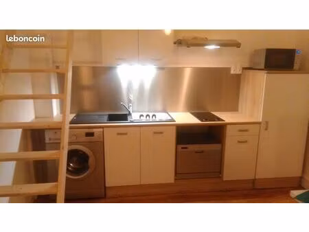 studio t1 24m² centre tarbes rénové meublé équipé