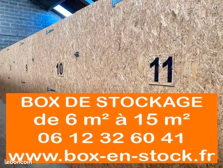 location box de stockage - garde meubles - proche morlaix