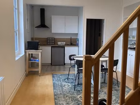 t2 meublé en duplex rouen entre préfecture et vieux marché