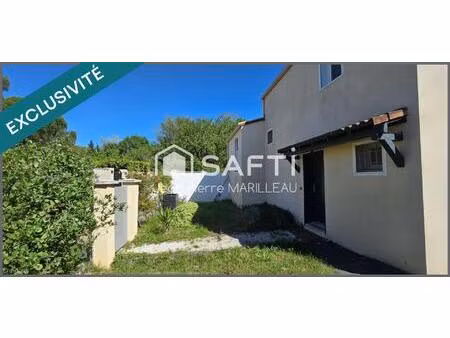 maison 2 chambres  1 bureau  dressing  cave  garage et jardin