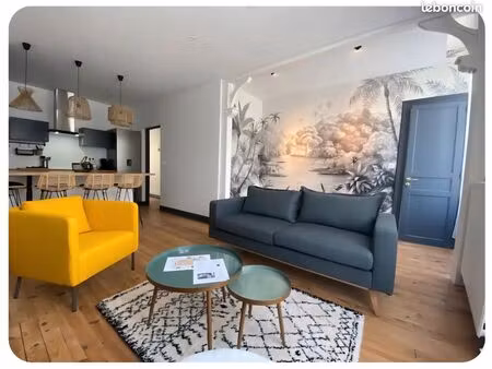 appartement meublé t4 - 3 sdb plein centre ville