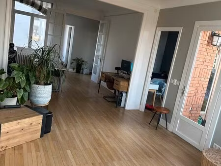 t3 bis 94m2 - vieux lille - garage - 2 balcons - cave