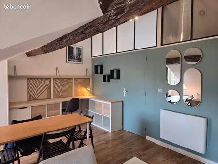 location t2 meublé – vue loire – quai de la fosse