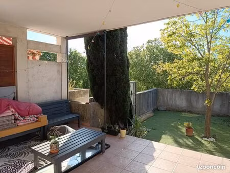 location t2 avec jardin & terrasse – sans vis-à-vis – résidence calme & lumineuse ?