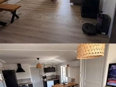 à louer – superbe t3 meublé  prêt à vivre