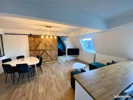 appartement 85 m² – 3 chambres – parking – bail mobilité – hyper centre saint-omer