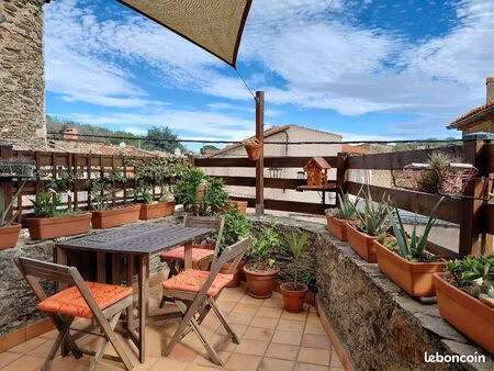 maison 3 faces avec terrasse