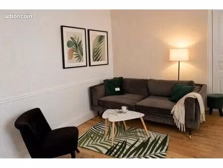 appartement meublé 2 pièces hypercentre ville