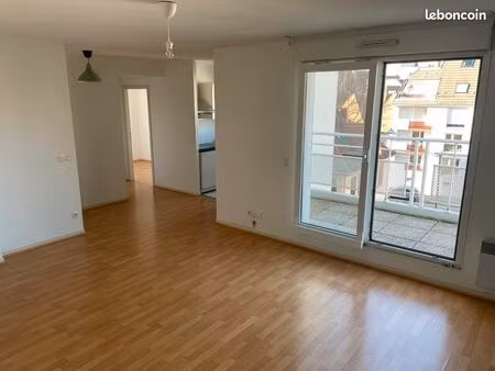 neudorf centre 2/3 pièces 58m² + terrasse + garage