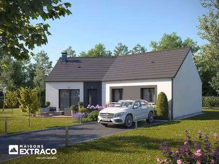 terrain avec maison neuve à vendre