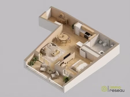 appartement en frais réduits