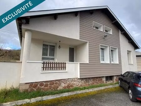 aubin: maison 104 m² hab. avec garage & 310 m² de terrain