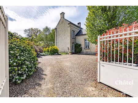 avilly-st-léonard - maison pierres anciennes - jardin