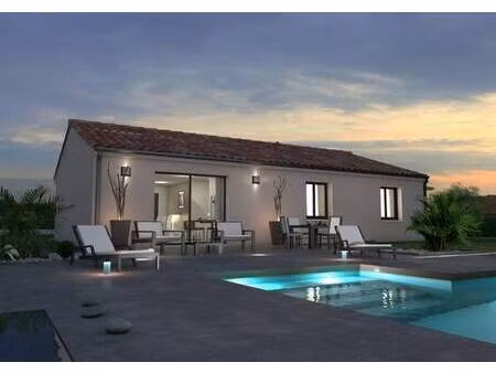 terrain avec maison neuve à vendre