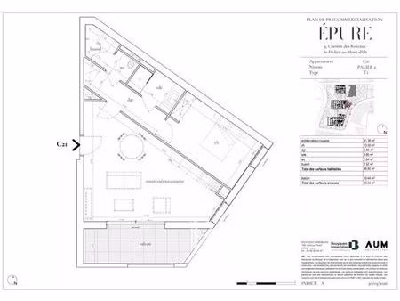 appartement de luxe 1 chambres en vente à saint-didier-au-mont-d'or  france
