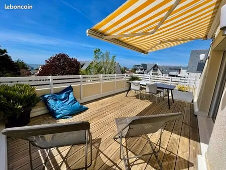 appartement 32m2 vue mer  terrasse de 19m2