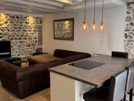 magnifique t2 de charme 50 m² – centre-ville – immeuble ancien avec cachet – meublé & équi