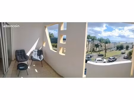 schoelcher_appt f2 meublé_balcon vue mer