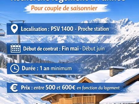 recherche appartement à l’année