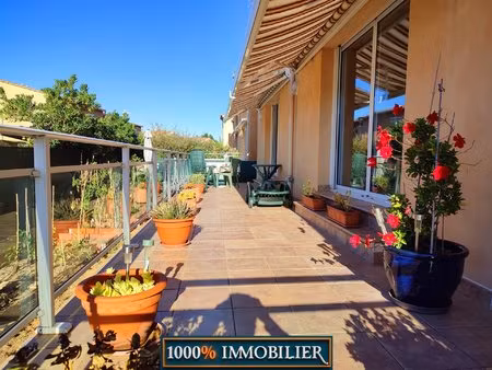 tres beau duplex de 102m2 env. + terrain + double garage