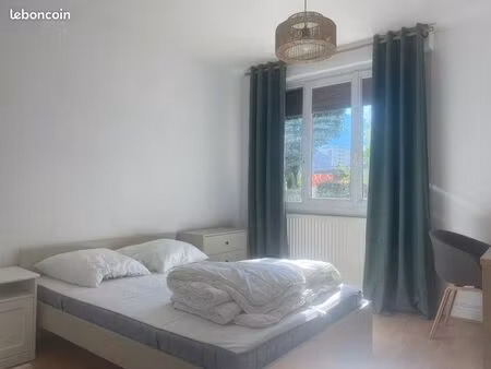 appartement t3 meublé – 70 m² – rez-de-chaussée surélevé – colocation possible