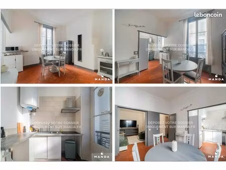 location appartement traversant - vieux port