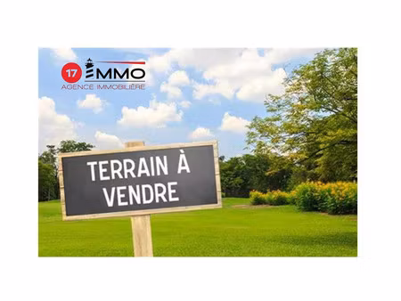 vente terrain 309 m² croix-chapeau (17220)