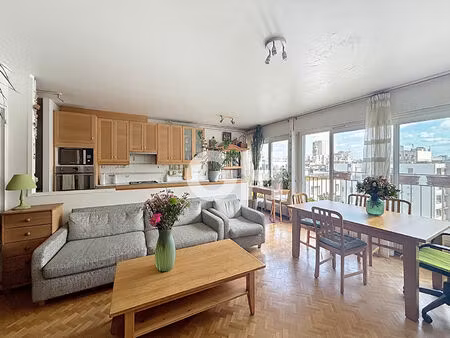 nation - appartement 3 pièces en étage élevé