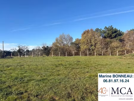 vente terrain 600 m² vayres (33870)